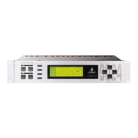 Behringer Ultra-dyne Pro DSP9024 User manual