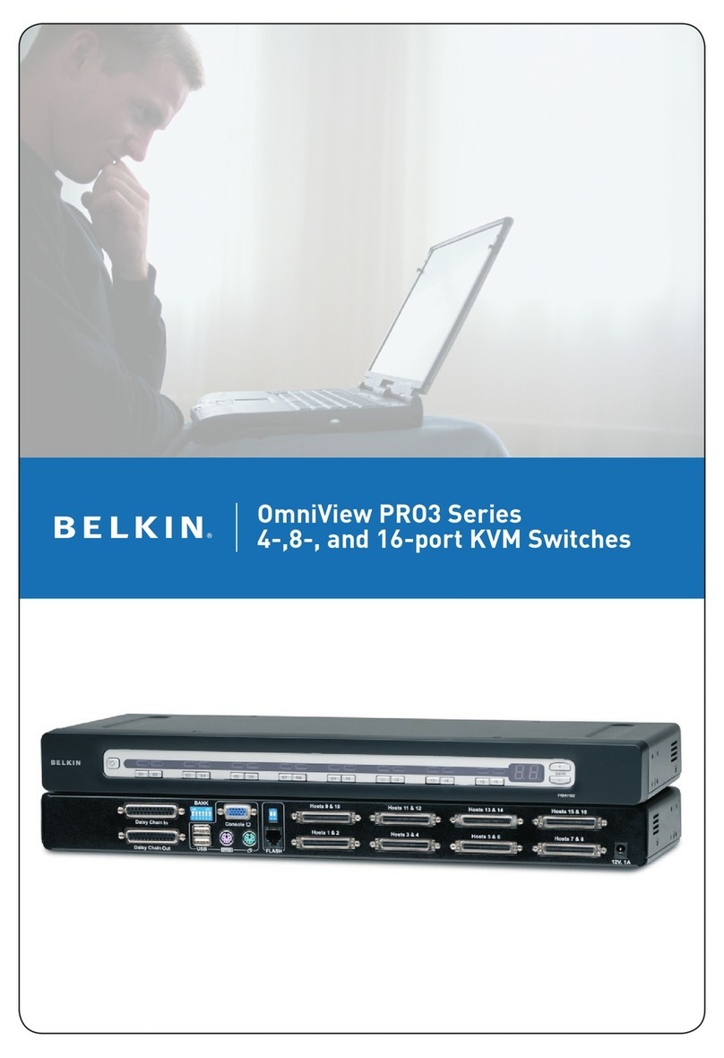 Belkin F1DA104Zea, F1DA108Zea, F1DA116Zea Installation and operation manual