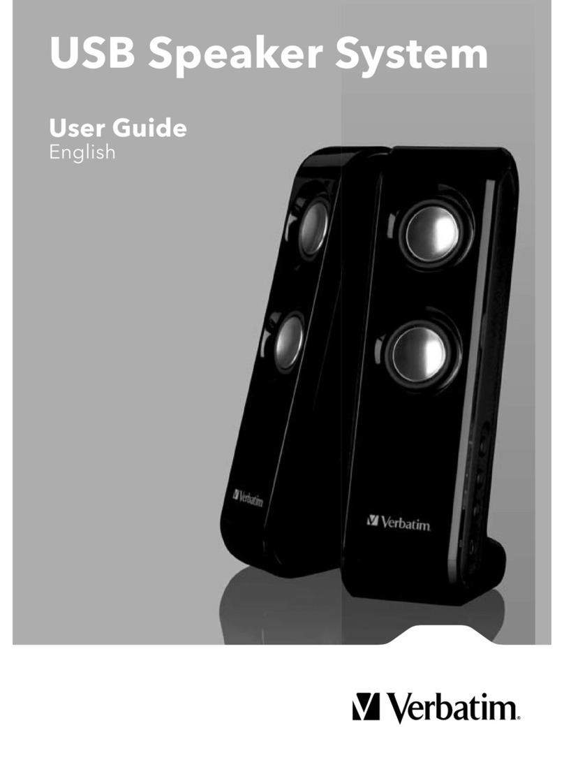 Verbatim USB Speaker System user guide