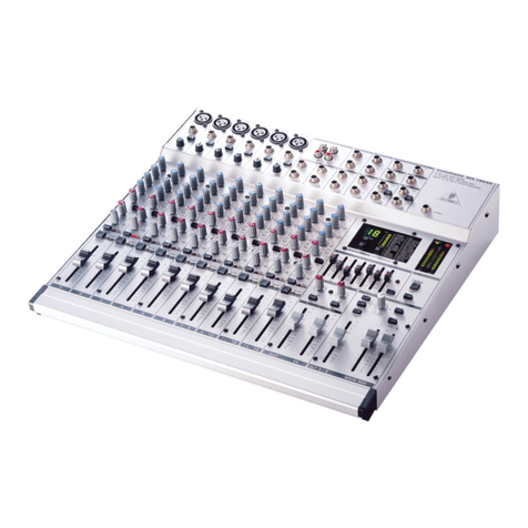 Behringer EURORACK MX1804X Technical specifications