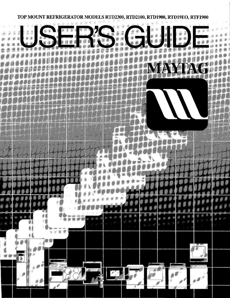 Maytag RTD2300 User manual