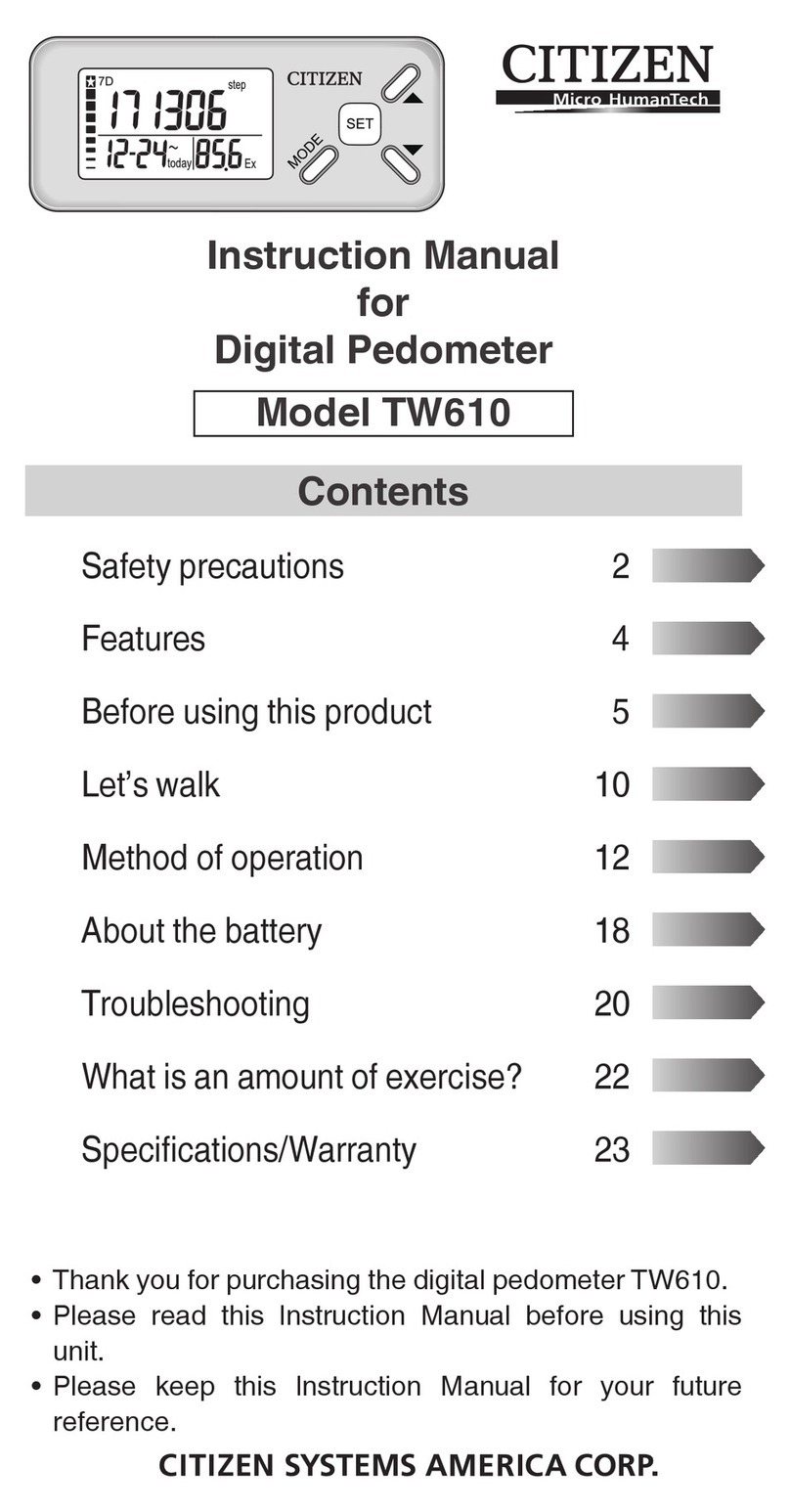 Citizen TW610 User manual