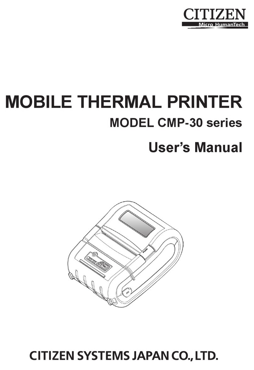 Citizen CMP-30 series User manual