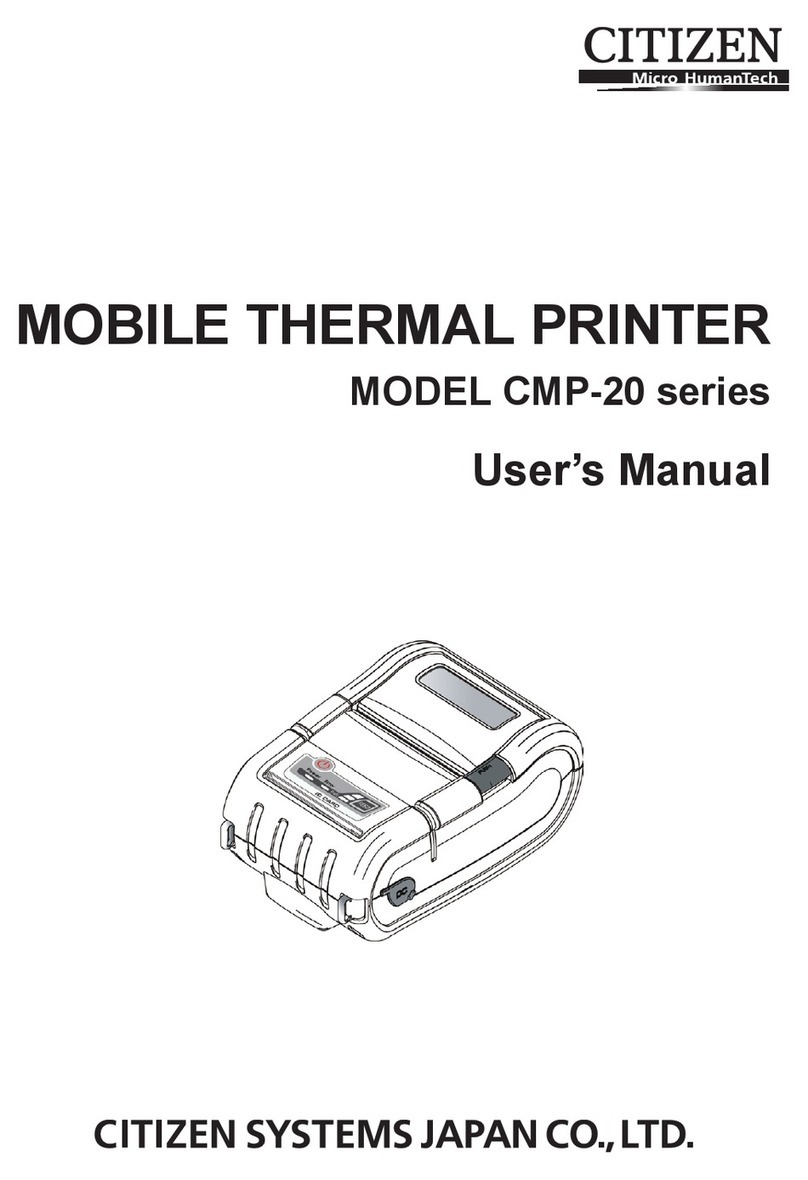 Citizen CMP-20 User manual