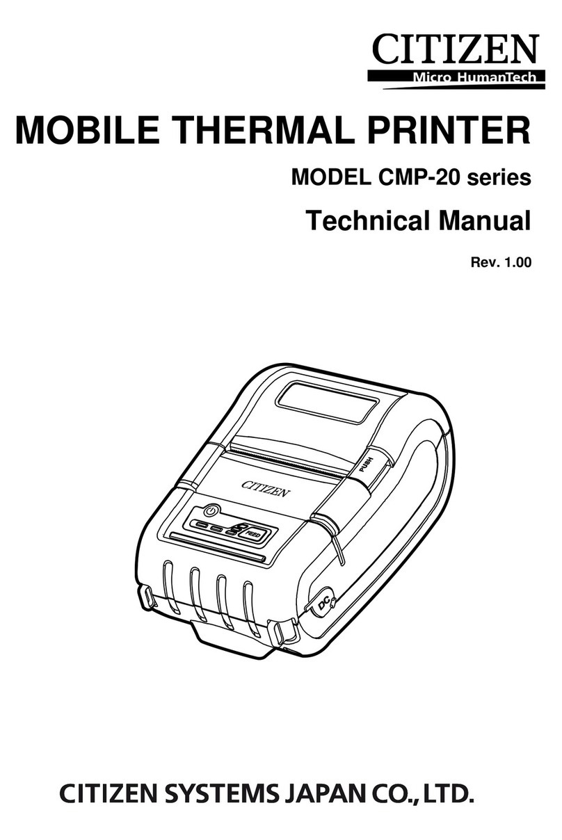 Citizen CMP-20 User manual