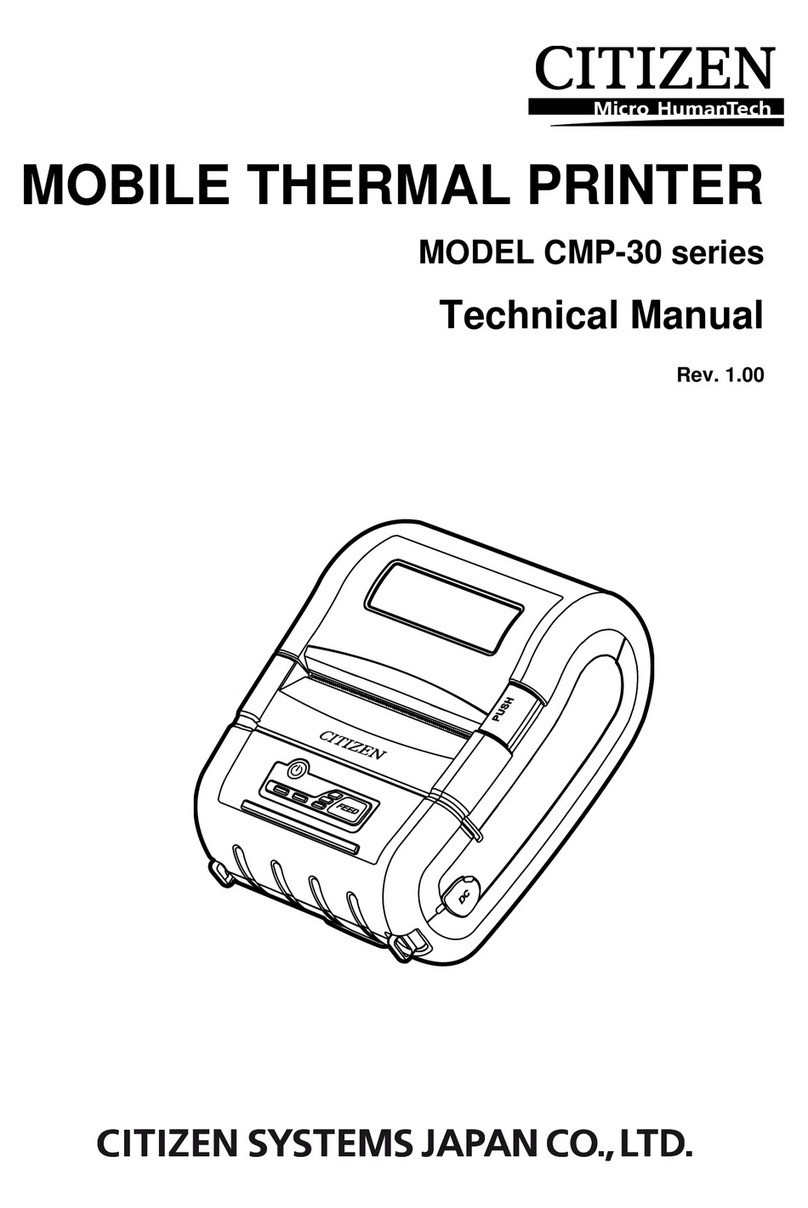 Citizen CMP-30 series User manual