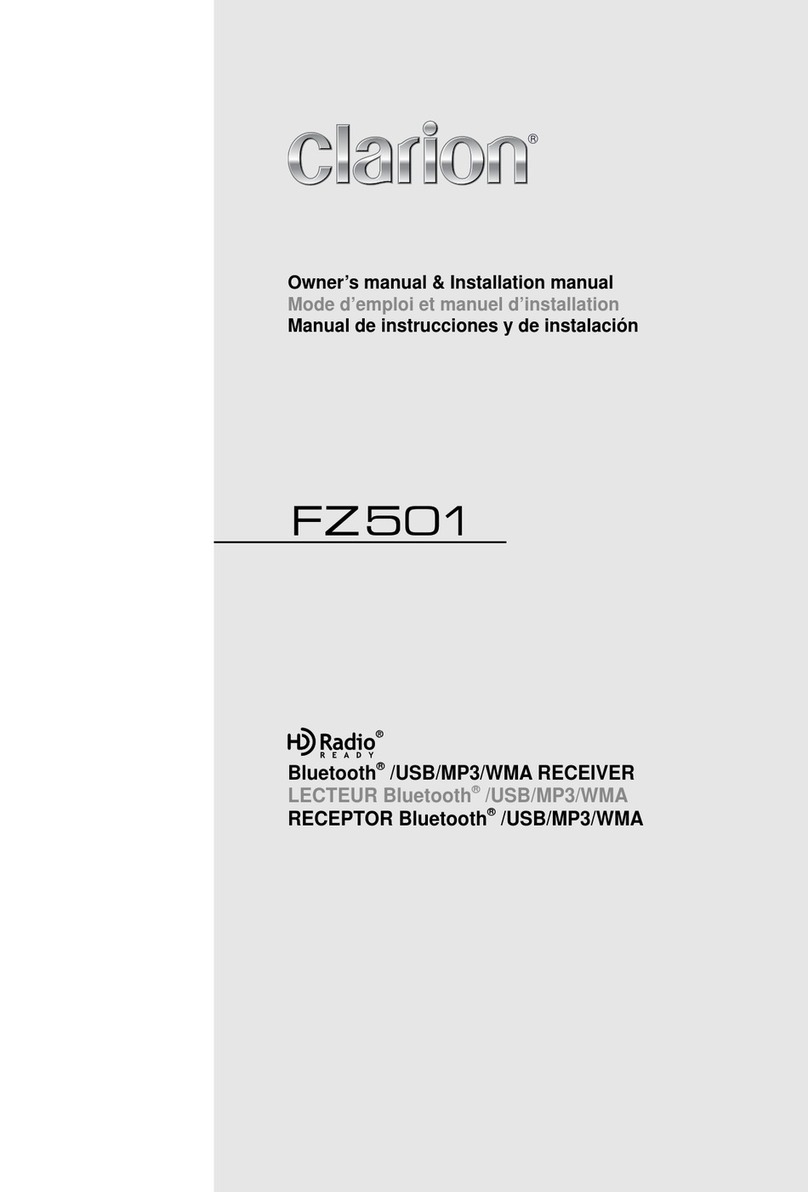 Clarion FZ501 Repair manual