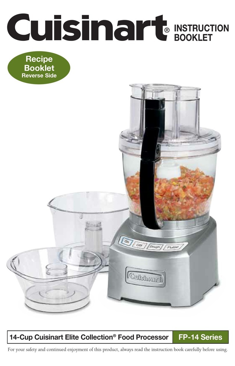 Cuisinart FP14 - Elite Collection Food Processor User manual