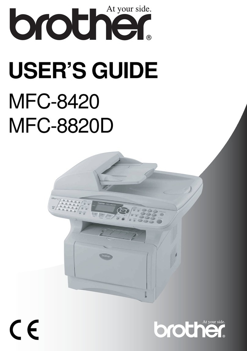 Brother MFC-8420 User manual
