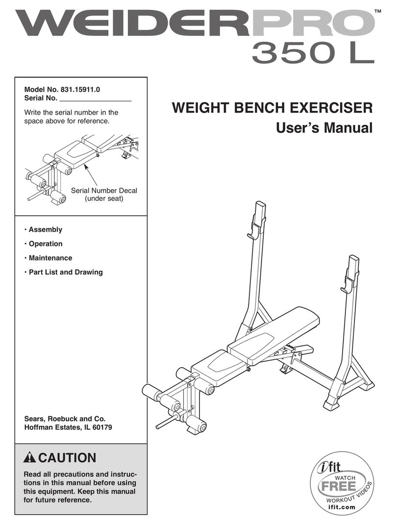 WeiderPro 831.15911.0 user manual