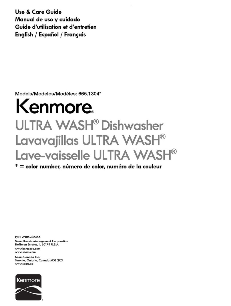 Kenmore Ultra Wash 665.1304 User manual