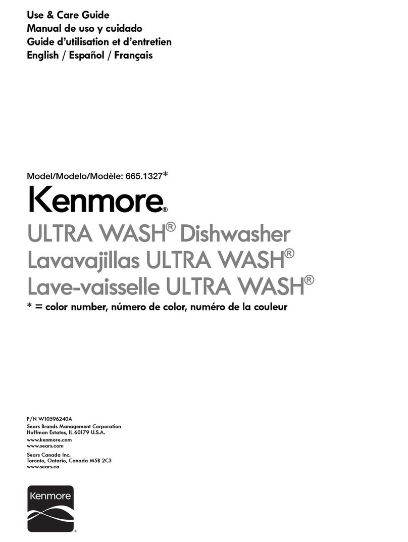Kenmore 665.1327 Use & care guide