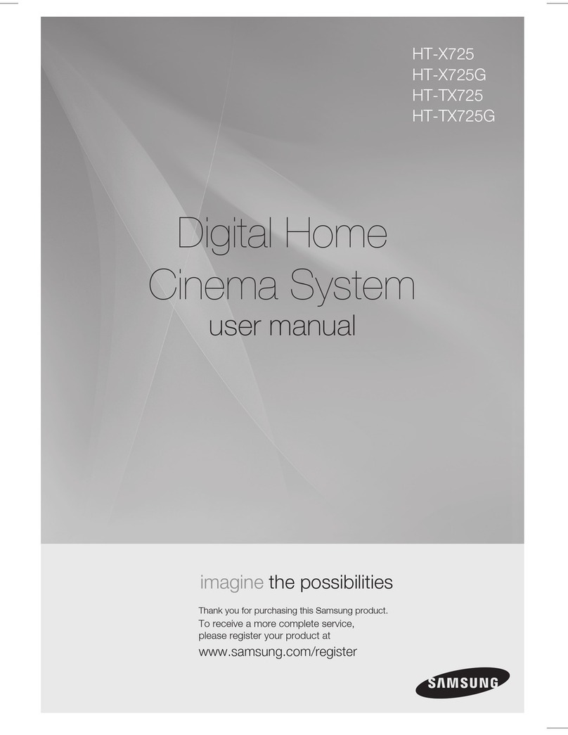 Samsung HT-X725 user manual