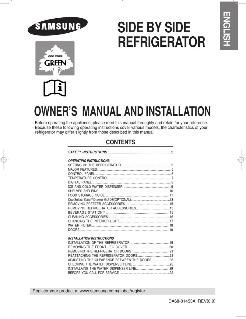 Samsung RSE8KPPS1/XEP Owner's manual and installation