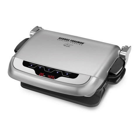 George Foreman Evolve GRP4EP User manual