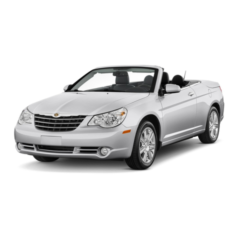 Chrysler Sebring Convertible 2010 owner's manual