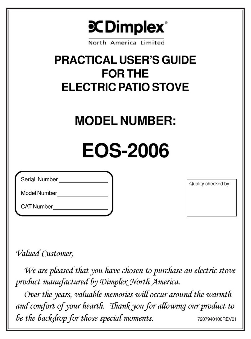 Dimplex EOS-2006 User manual Dimplex EOS-2006 User manual