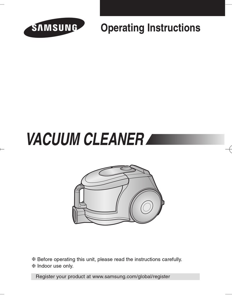 Samsung Vacuum cleaner User manual