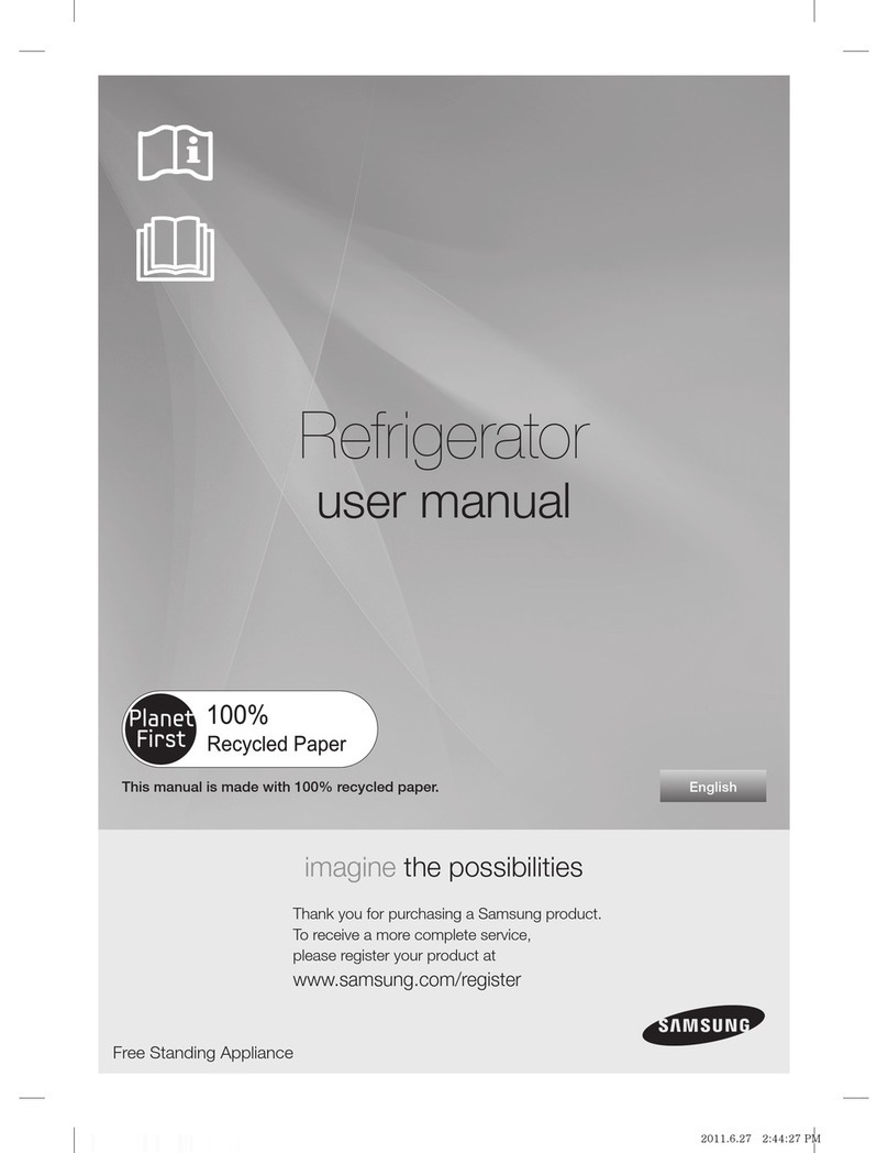 Samsung Refrigerator User manual