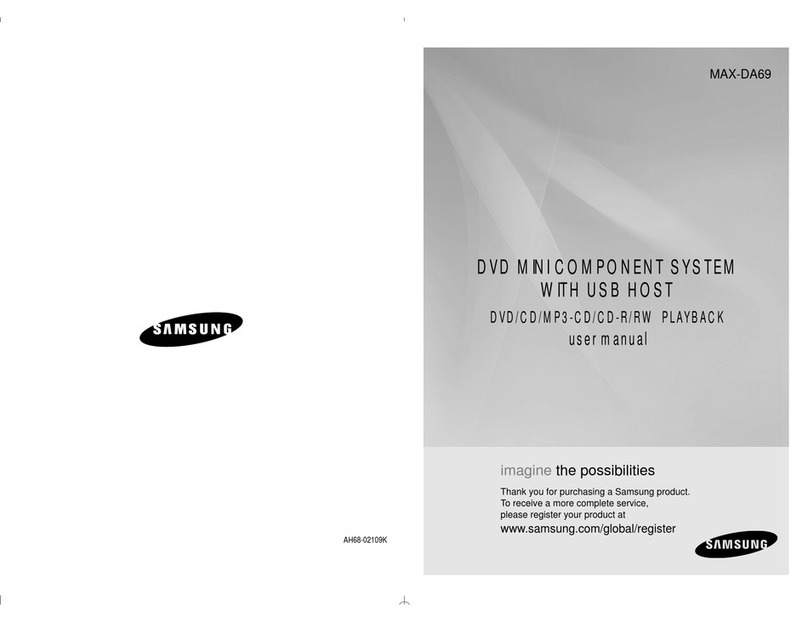 Samsung MAX-DA69 user manual