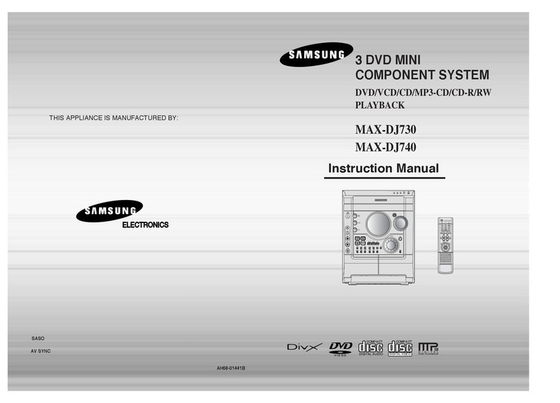 Samsung MAX-DJ730 instruction manual