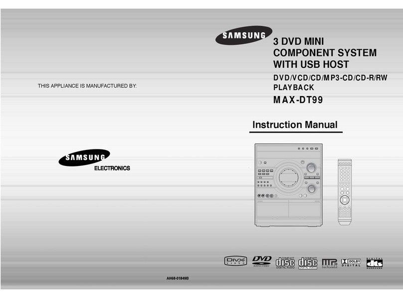 Samsung MAX-DT99 User manual
