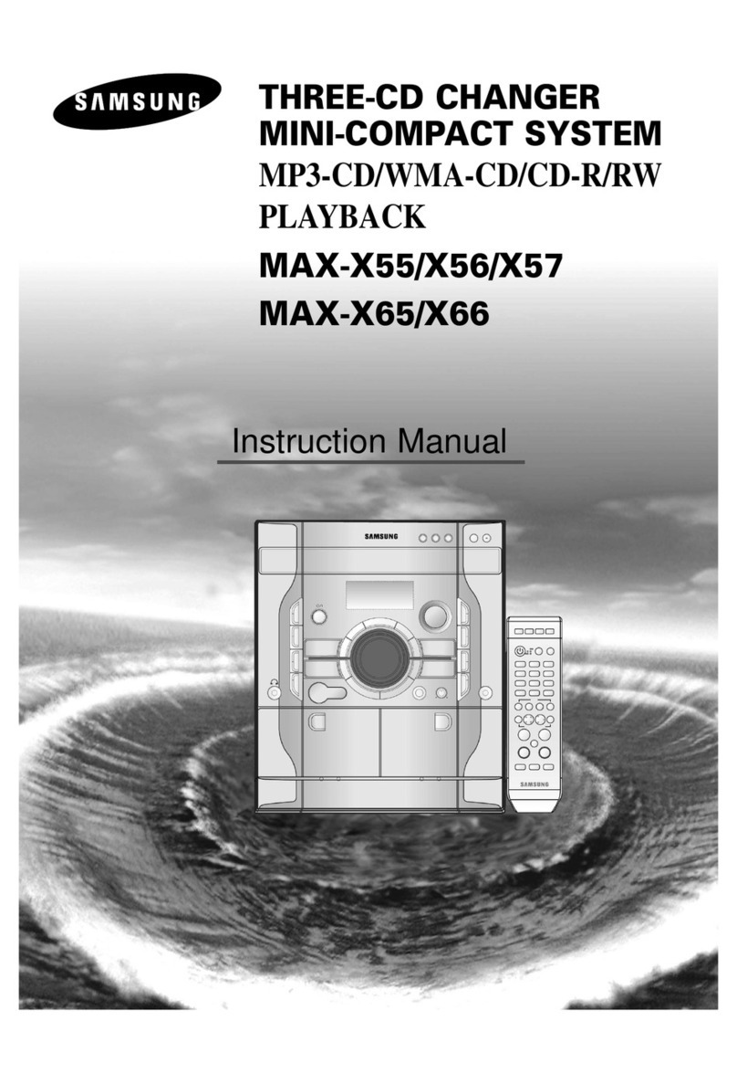 Samsung MAX-X55 User manual