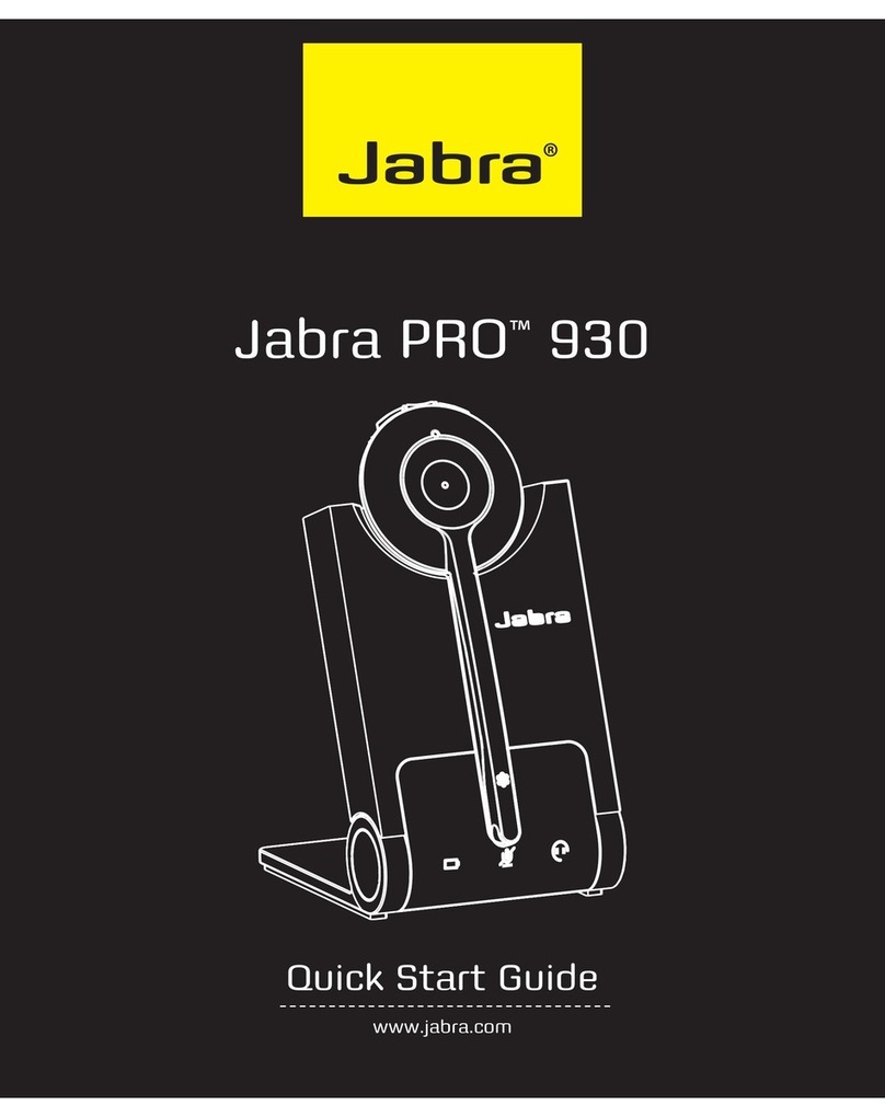Jabra PRO 930 quick start guide