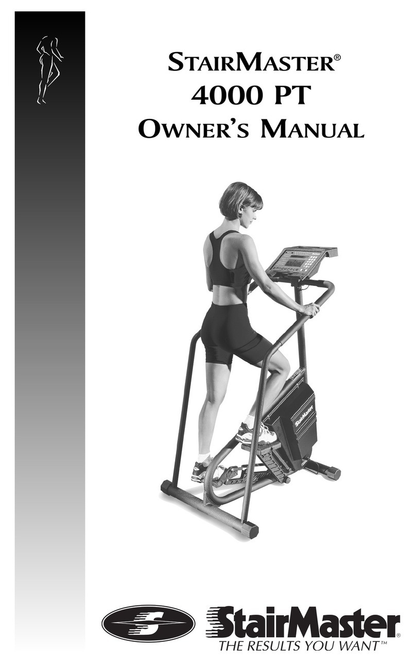Stairmaster 4000 PT series owner's manual