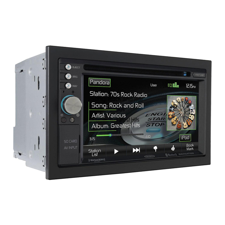 Jensen VM9726BT User manual