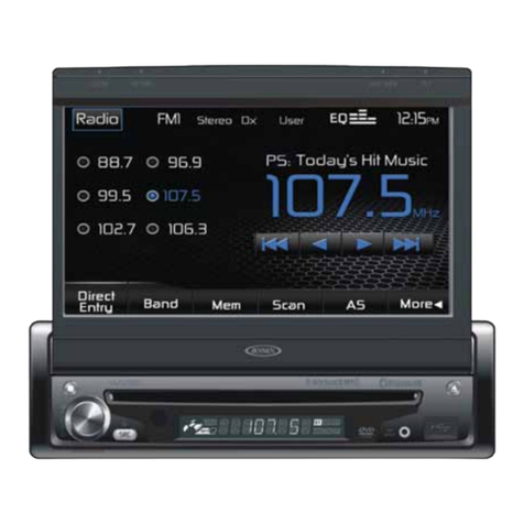 Jensen VM9216BT User manual