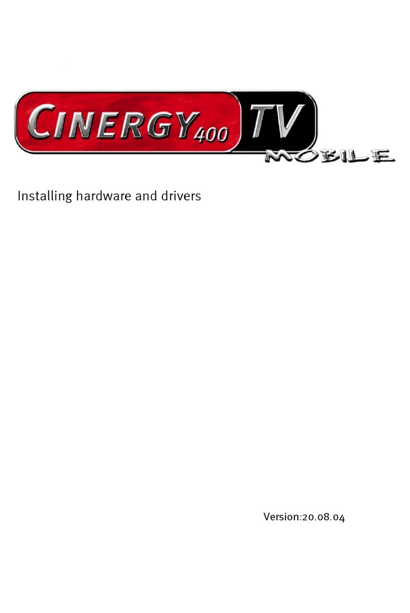 TerraTec Cinergy 400 TV Mobile User manual
