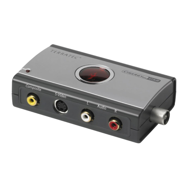 TerraTec CINERGY 400 USB User manual TerraTec CINERGY 400 USB User manual