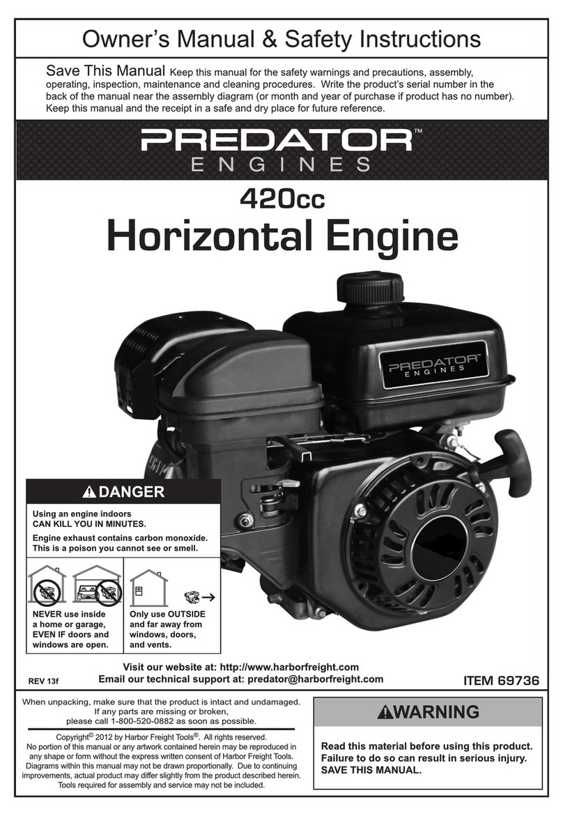 Predator Engines 420cc Assembly instructions