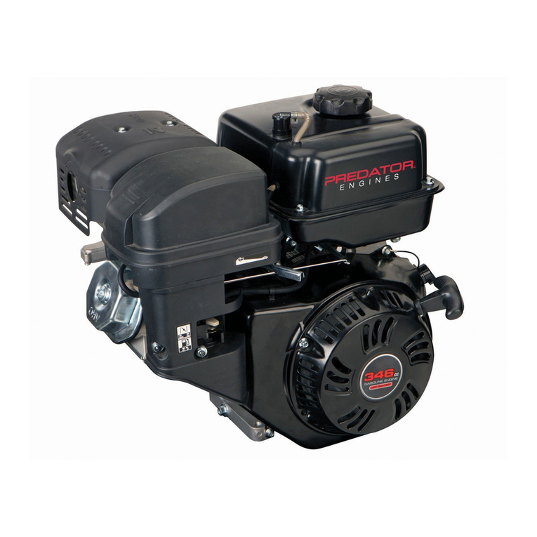 Predator Engines 346cc Owner's manual & safety instructions