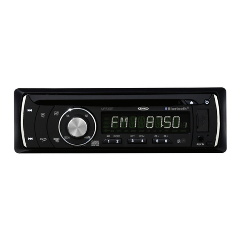 Jensen MP1516BT User manual