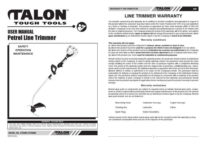 Talon Tools AT33581 user manual