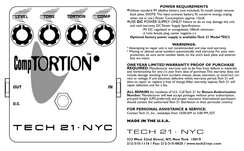 tech21 Comp Tortion User manual