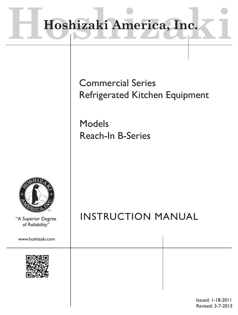 Hoshizaki Reach-In B-Series User manual