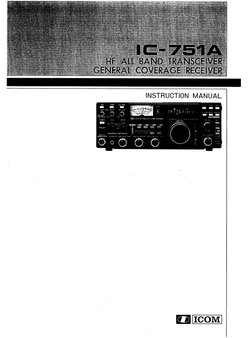 Icom IC-751A User manual Icom IC-751A User manual