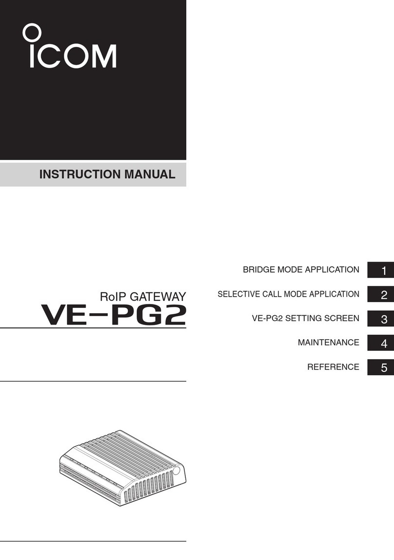 Icom VE-PG2 instruction manual