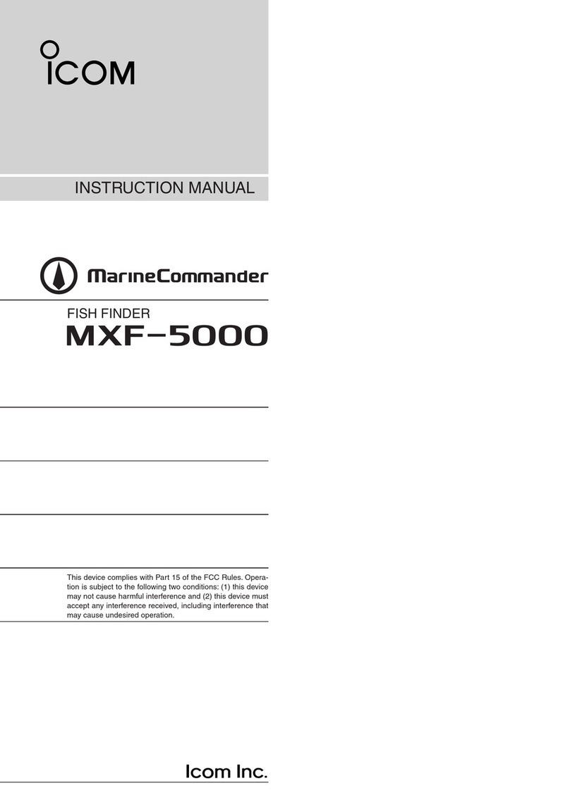 Icom Marine Commander MXF-5000 instruction manual