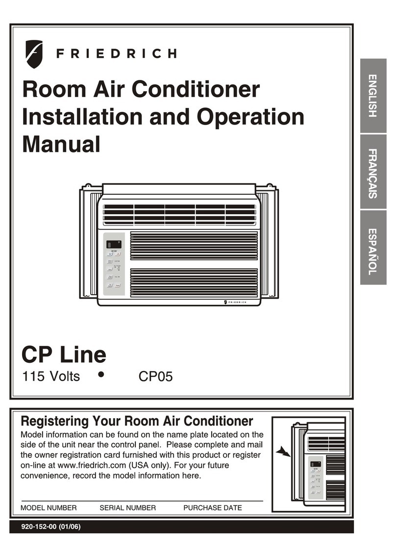 Friedrich CP Line CP05 User manual