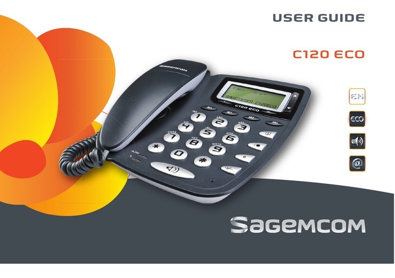 SAGEMCOM C120 ECO user guide