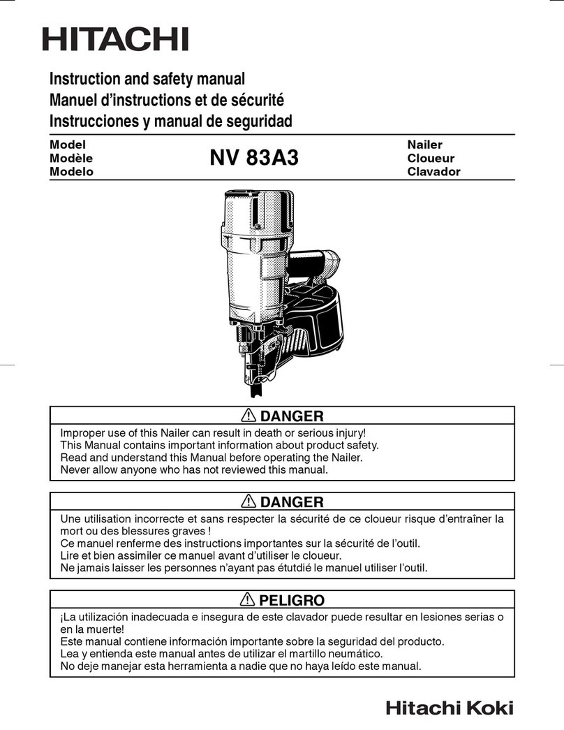 Hitachi NV 83A3 Instruction Manual