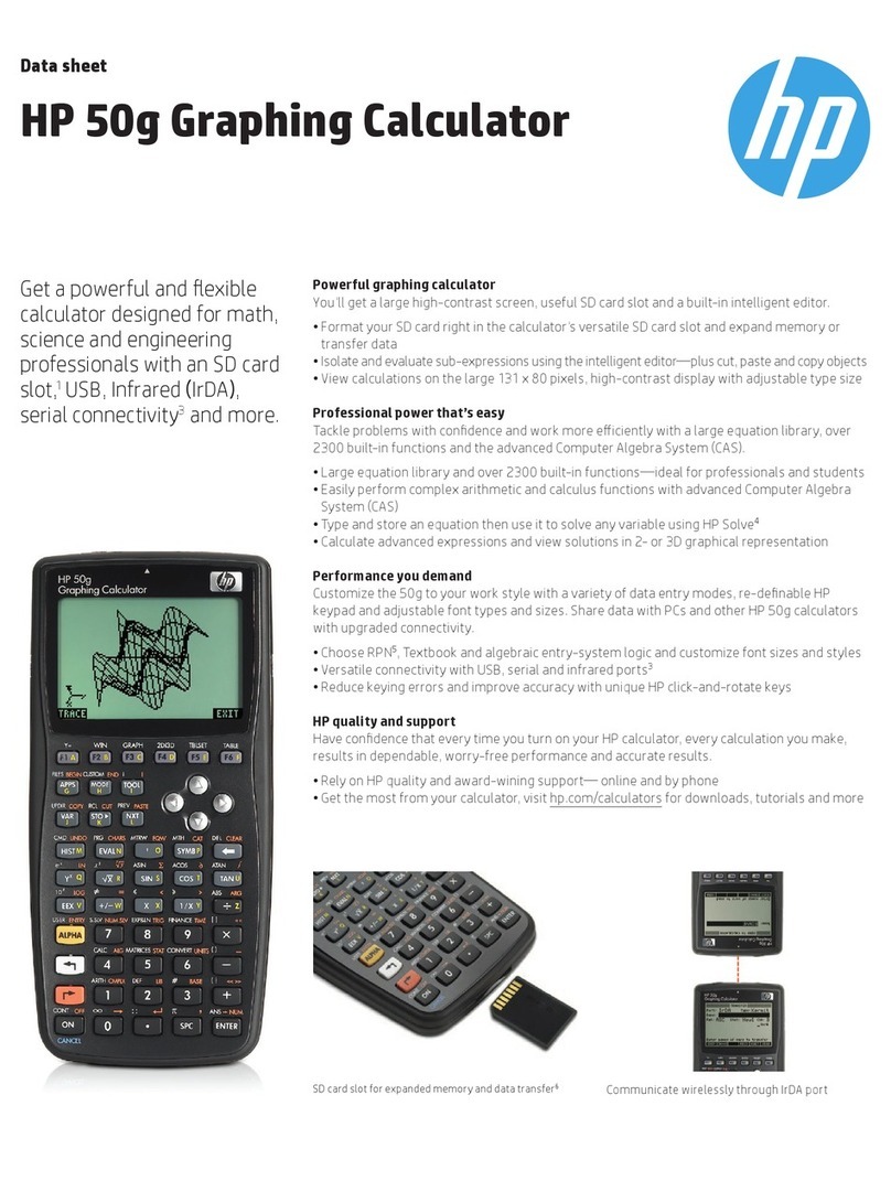 HP 50G User manual