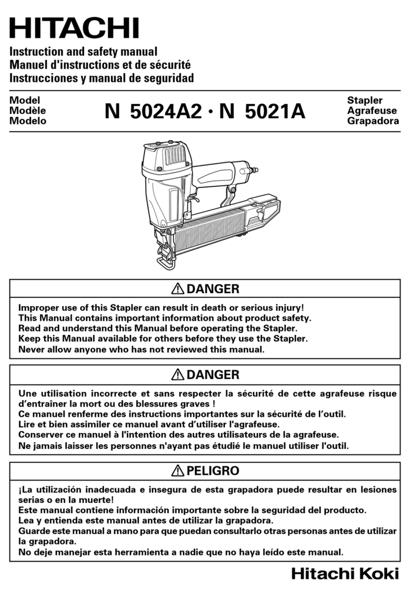 Hitachi N 5021A Instruction and safety manual