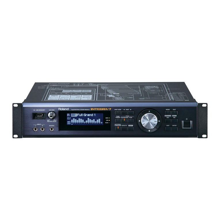 Roland INTEGRA-7 User manual