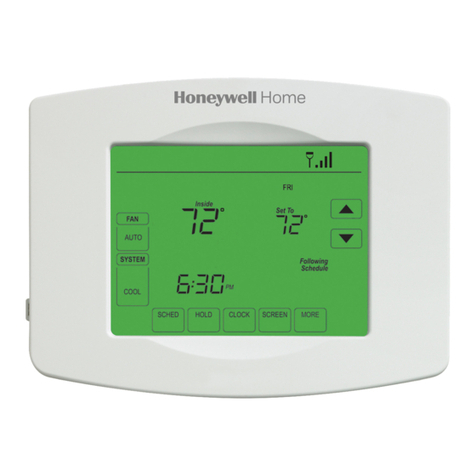 Honeywell RTH8500 Series Quick installation guide