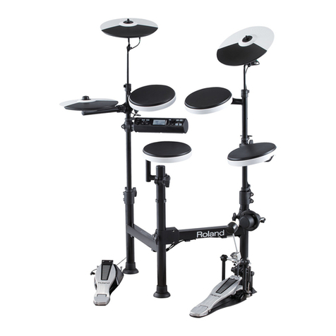 Roland V-Drums Portable TD-4KP User manual